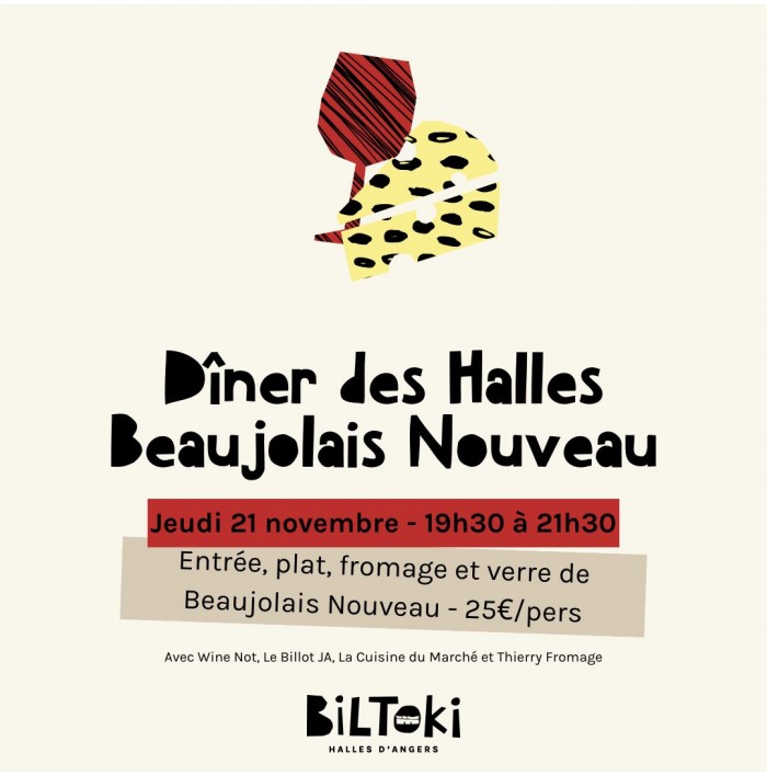 Dîner Beaujolais Nouveau - Jeudi 21 Nov. 2024